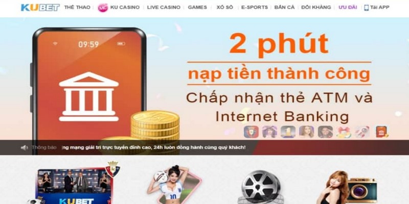 Bạn hãy truy cập trang web và đăng nhập tài khoản để rút tiền KU11